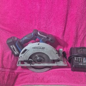 Cordless Circular Saw - Black and Blue
